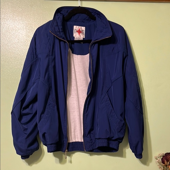 Blue Active Frontier Bomber Jacket - Picture 3 of 4